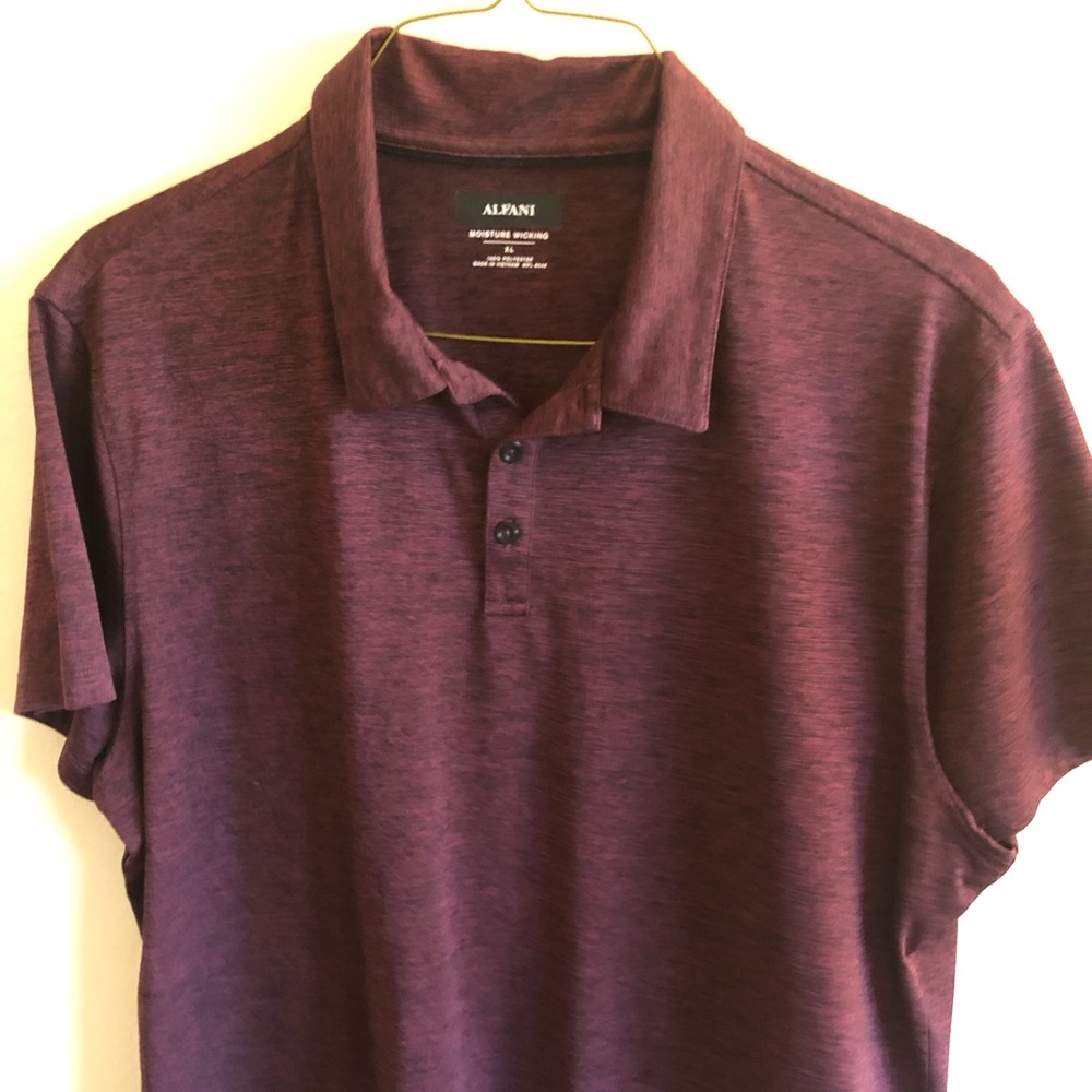 Maroon golf polo by Alfani